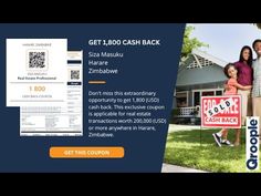 a man and woman standing in front of a house with a for sale sign next to them