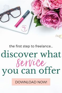 the first step to freelance is to find what service you can offer