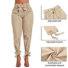 Brand Name: lovefery Pattern Type: SolidMaterial: PolyesterStyle: CasualDecoration: BowGender: WOMENModel Number: women pantsFit Type: LOOSELength: Full LengthItem Type: JumpsuitsFabric Type: BroadclothWaist Type: HIGHSize Details:Size: S, Waist: 68cm-88cm/26.8"-34.6", Hip: 117cm/46.06", Length: 99cm/38.98"(Approx.)Size: M, Waist: 71cm-91cm/28"-35.8", Hip: 120cm/47.24", Length: 100cm/39.37"(Approx.)Size: L, Waist: 74cm-94cm/29.1"-37", Hip: 123cm/48.43", Length: 101cm/39.76"(Approx.)Size: XL, Waist: 77cm-97cm/30.3"-38.2", Hip: 126cm/49.61", Length: 102cm/40.16"(Approx.)Size: 2XL, Waist: 80cm-100cm/31.5"-39.4", Hip: 129cm/50.79", Length: 103cm/40.55"(Approx.) Belt Pocket, Purple Beach, Pink Bodysuit, Custom Made Clothing, Off Shoulder Fashion, Classy Casual, Spring Women, Fairy Dress, Pants Casual