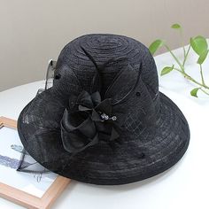 Category:Fascinators,Headwear,Hats; Embellishment:Lace,Feather,Flower,Bows,Pure Color,Tulle; Gender:Women's; Quantity:1 PC; Theme:Beach Theme,Head,Vintage Theme,Fashion,Birthday,Wedding,Holiday,Classic Theme; Style:Vintage,Elegant; Hats Category:Bucket Hat,Straw Hat,Sun Hat,Veil Hat,Sinamay Hat; Occasion:Casual,Cocktail,Ladies Day,Horse Race,Beach,Wedding,Tea Party,Holiday; Material:Organza; Front page:WE; Shipping Weight:0.15; Listing Date:03/18/2024; Head Circumference: Holiday Tea Party, Veil Hat, Hat Veil, Wedding Tea Party, Fashion Birthday, Veiled Hats, Wedding Casual, Sinamay Hats, Wedding Party Accessories