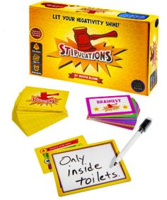 an unopened card game with the words, congratulationss and other items on it