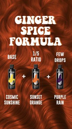 Arctic Fox Ginger Hair, Arctic Fox Hair Dye Ginger Spice, Ginger Spice Hair Color Formula, Arctic Fox Ginger Spice, Arctic Fox Hair Dye Copper, Arctic Fox Hair Dye Orange, Arctic Fox Hair Dye Mixes, Artic Fox Hair Dye Before And After, Artic Fox Color Mixes