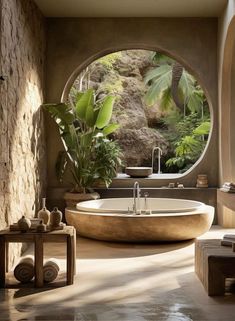 Earthship Home, Earthy Bathroom, Earthy Home, Luxury Bohemian, Bathroom Design Inspiration, Spa Inspired Bathroom, Casa Container, Cover Image, Commercial Interior Design