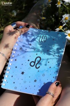 notebook, zodiac signs, Leo, Leo signs, art, personalized notebook, girl book, boy book, Leo zodiac, Leo gifts, Leo birthday gifts, sketchbook artbook, birthday present, art draw watercolor, unique astrology, zodiac lion diary, customized notebook, Aquarius and Leo Astrology Notebook Ideas, Zodiac Scrapbook, Galaxy Notebook, Zodiac Notebook