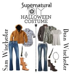 an image of halloween costumes for women with text that says, supernatural high school costume