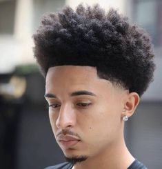 Mid Taper, Cabelo Black, Tapered Afro, Low Taper Fade