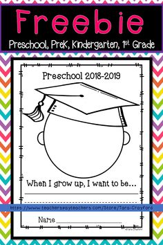 a freebie for preschool and pre school students