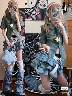 Dress Aesthetic Party, Real Goth, Fashion Fall 2022, Preppy Dress, Grunge Preppy, Aesthetic Party, Vintage Attire, Gyaru Fashion