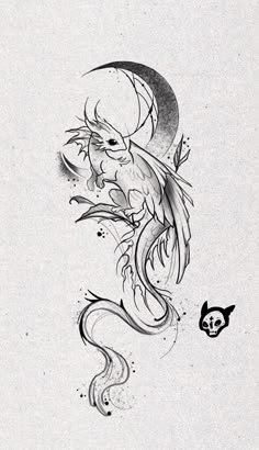 Cute Dragon Drawing, Mystical Tattoos, Desain Buklet, Dragon Sketch, Cute Little Tattoos, Tattoo Style Drawings, Dragon Tattoo Designs, Dragon Drawing