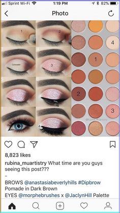 Morphe x Jaclyn hill palette Jaclyn Hill Makeup, Morphe Eyeshadow, Different Makeup Looks, Alat Makeup, Jaclyn Hill Palette, Hooded Eye Makeup, Beauty Make-up, Pinterest Makeup, Jaclyn Hill