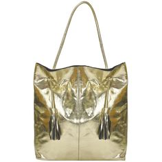 The Gold Drawcord Metallic Leather Hobo Shoulder Bag is carefully crafted from responsibly sourced gold metallic leather. Perfectly proportioned, the unlined bag is the perfect choice for everyday. Features a generously sized interior that fits A4 papers and notebooks with ease. It sits comfortably on the shoulder and is finished with two knotted ends that change the length of the strap to suit you, with a leather tassel end. Refer to the black version of the bag shown for style purposes only, n Bag Details, Hobo Shoulder Bag, Distilled White Vinegar, Pierced Jewelry, Sell Gold, Leather Tassel, Leather Hobo, Open Top, Women Accessories Bags