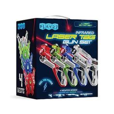 (eBay) Laser Gun Toy Has Tons Of Useful Features and Great Sound and 4 Color of Lights Blue, Red, Green, White, Which It Can Be Played 4 Teams together. Manufacturer model:6032. Cool Toys For Boys, Best Gifts For Boys, Toy Tools, Boy Toys, Boys Toys, Laser Tag, Get Shot, Superhero Birthday, Birthday Wishlist