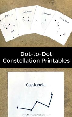 the dot to dot printables are shown on top of each other