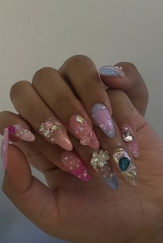 Summer Vacation Nails, Glamour Nails, Vacation Nails, Nails Only, Kawaii Nails, Nails 2024