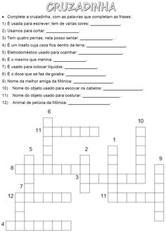 the crossword puzzle is shown in spanish