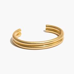 Madewell Duo Shine Gold Cuff Bracelet, Tags Attached. - Bundle 2 Or More Listings And Pay One Shipping Fee! Bracelet Tags, Madewell Jewelry, Gold Cuff Bracelet, Daisy Bracelet, Brass Cuff, Snake Bracelet, Cuff Bangle Bracelet, Gold Bracelet Cuff, Crochet Halter Tops