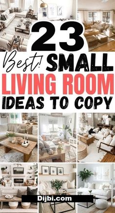 the 25 best small living room ideas to copy