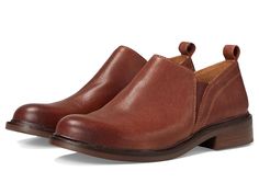 Sofft Naisbury II - Women's Shoes : Brown : Step into luxury donning the Sofft Naisbury II shoes featuring premium Italian leather upper that exudes elegance. The breathable leather lining and cushioned footbed provide a comfortable fit, perfect for everyday wear. Plus, the slip-on style with a back pull tab makes them a breeze to put on and take off. Low-top silhouette. Round toe design. Block heels. Flexible rubber outsole. Imported. Measurements: Heel Height: 1 in Weight: 13 oz Product measur Brown Womens Shoes, Leather Slip On Shoes, Shoes Brown, Toe Designs, Pull Tab, Leather Slip Ons, Slip Ons, On Shoes, Product Reviews