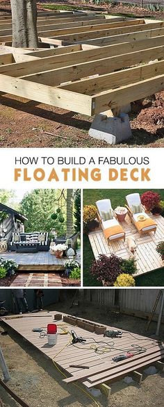 how to build a fabulous floating deck