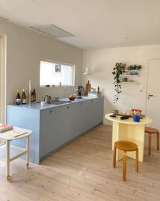 the kitchen is clean and ready to be used for cooking or dining room furniture,