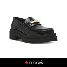 in stock Platform Loafers, Black Box, Black Flats, Womens Flats, Loafer Flats, Steve Madden, Leather Upper, Pick Up, Shoe Accessories