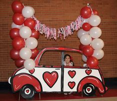 Valentine’s Day Parade Float, Valentines Day Decorations Party Schools, Valentine’s Day Hallway Decor, Valentines Day Dance Themes, Valentines Dance Decorations Schools, Valentine Dance Themes, Sweethearts Dance Decorations, Valentine’s Day Party Ideas Preschool, Sweetheart Dance Themes