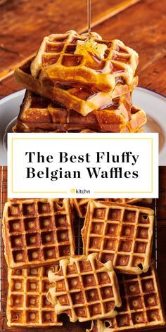 the best fluffy belgium waffles