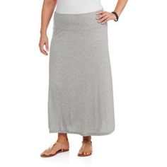 Classic and fashionable, this trendy maxi-length skirt from 24/7 Comfort Apparel features an easygoing elastic waistband for constant comfort in style. This stylish skirt is finished with a touch of stretch to fit any body type like a charm. Available in a wide array of colors, this skirt is the perfect addition to any fashionista's wardrobe. Size: 3XL. Color: Gray. Gender: female. Age Group: adult. Plus Size Maxi Skirt, Velvet Pleated Skirt, Club Skirts, Bodycon Pencil Skirt, Pu Leather Skirt, Buy Skirts, Stylish Skirts, High Waisted Pencil Skirt, Plus Size Maxi