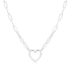 PRICES MAY VARY. Heart Necklaces for Women：This heart necklaces for women is made of paperclip chain and minimalist love heart pendant necklace ,intuitive expression of love,perfect for daily wear or layering，giving you a better wearing experience Perfect Size : Chain length16.5''+2'',pendantsize:0.7''×0.7''(18 mm×18 mm), the length of the necklace is suitable for most people, it perfect for all dress up & any occassions,it is an excellent personalized jewelry piece, Hypoallergenic Brass Materia Necklaces Trendy, Heart Necklaces, Heart Shaped Necklace, Heart Pendant Gold, Cool Gifts For Women, Silver Heart Necklace, Cute Necklace, Perfect Gift For Mom, Necklaces For Women