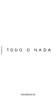 a white background with the words toto o nadda