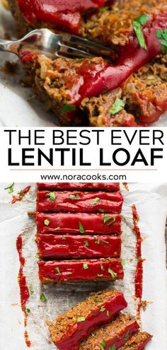 the best ever lentil loaf recipe is so easy to make