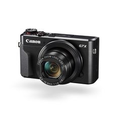 the canon g7x digital camera has a pink frame around it's edges