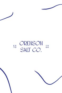 the logo for oceans salt co