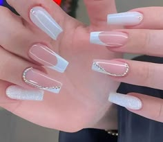 Nagellack Trends, Graduation Nails, Basic Nails, Pink Acrylic Nails, Fancy Nails, Long Acrylic Nails, Cute Acrylic Nails, Acrylic Nail Designs