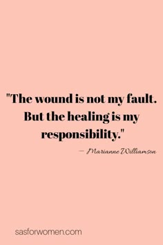 the wound is not my fault but the feeling is my resensibity - marana williams