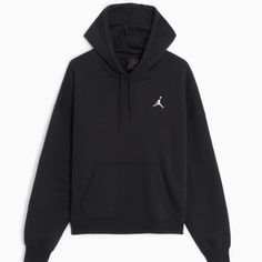 Women Hoodie Black Fn 4488-010 Loose Fit Comes With Tag Brand New With Packaging Jordan Clothes Women, Jordan Pullover, Jordan Clothing, Jordan Sweat, Hoodie Jordan, Jordan Sweatshirt, Jordan Hoodie, Black Jordans, Jordan Outfits