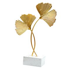 PRICES MAY VARY. 【Beautifully Designed】The Tabletop Ornament is vivid ginkgo leaves shapes, match with fashion light luxury gold, like the golden leaves in autumn, simple and elegant, highlights temperament. 【Marble Base】The base of the ginkgo leaf ornaments is made of marble, heavy base, stable and not easy to slip or fall, can decorate your home and add a modern fashion feeling. 【Suitable Size】The Metal Ginkgo Leaf Decoration total height is 8.3 inch, total length is 5.5 inch, the base size is Bedroom Bookshelf, Desktop Shelf, Ginkgo Leaves, Leaf Ornament, Garden Artwork, Ginkgo Biloba, Ginkgo Leaf, Golden Leaves, Creative Home Decor