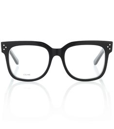 Square black acetate glasses Celine Glasses Optical, Celine Eyeglasses, Celine Glasses, Easy Halloween Costumes Kids, Celine Eyewear, Square Glasses Frames, Acetate Glasses, Inverted Triangle, Clear Glasses