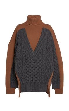 Women's Stella Mccartney Fall/winter 2024 Collection | Moda Operandi Knitwear Fashion Design, Stella Mccartney Fashion, Tailoring Details, Knitwear Trends, Wool Turtleneck Sweater, Knitted Wit, Wool Turtleneck, Knit Fashion