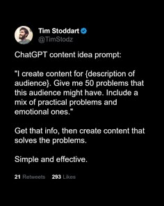 the tweet has been altered to include an ad for tim stoddart