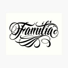 the word fanatic written in black ink