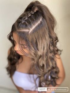 Dutch Braid Hairstyles, Hairstyles For Layered Hair, Hair Up Styles, Hairdo For Long Hair, Short Hair Styles Easy, Formal Hairstyles