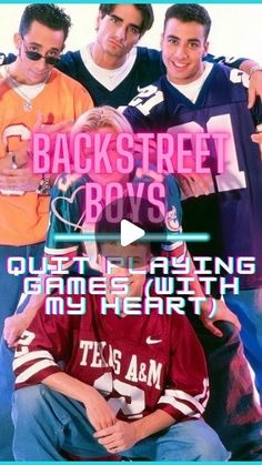 the backstreet boys appearing in an ad for their new video game