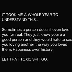 the text reads, it took me a whole year to understand this sometimes a person doesn't even love you for real