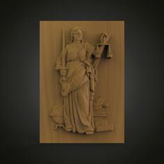 Bring the essence of fairness and tradition to your space with this 3D STL model of Lady Justice, perfect for CNC machining. Designed for art enthusiasts and legal professionals, this digital file is ready for use with your CNC engraver or router to create a wall decor piece that instills respect and dignity. Ideal for a lawyer's office, a courtroom, or just as an artistic addition to your home, this emblematic design symbolizes justice, balance, and integrity in a sophisticated and conversation Cnc Carving Design, Lawyer's Office, Justice Symbol, Legal Office, Justice Art, Cnc Carving, Woodland Wall Art, Routeur Cnc, Lady Justice