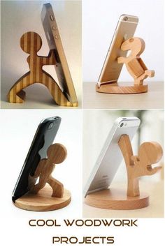 four different woodworking projects with the text cool woodwork projects