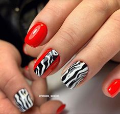 Stripe Nail Designs, Red Almond Nails, Striped Nail Designs, Red Almond, Nail Art Stripes, Gel Toe Nails, Purple Acrylic Nails, Stylish Nails Designs