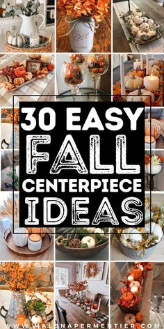 an image of fall centerpiece ideas