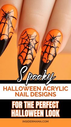 Coffin Shaped Halloween Acrylic Nails, Fun Halloween Nail Designs, Coffin Halloween Nails, Spooky Manicure, Kid Friendly Halloween Crafts, Halloween Color Palette, Sparkly Halloween, Halloween Acrylic, Halloween Trends