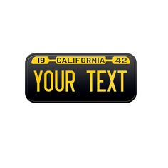 Welcome to our Shop If you are looking for Custom License Plates then you are in a right place  We offer the biggest range of different License Plates and Frames for License Plates  At this auction you will be able to buy an US plate with YOUR TEXT  Your text can have max. 7 characters (including spaces, dashes).  You can also choose a colour of your text: yellow (standard), white. Please take note that the price is for ONE PLATE. If you will need a set then you will have to buy two plates. Afte Custom License Plates, Custom Number Plates, Show Plates, Custom License Plate, License Plates, Old Vintage, Emboss, License Plate, Car Accessories